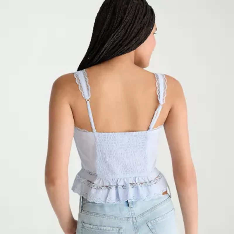 AEROPOSTALE Womens Juniors Peplum Top