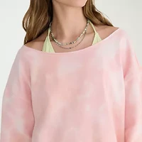 AEROPOSTALE Womens Juniors Crew Neck Long Sleeve Sweatshirt