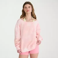 AEROPOSTALE Womens Juniors Crew Neck Long Sleeve Sweatshirt