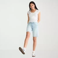 AEROPOSTALE Womens Juniors V Neck Short Sleeve T-Shirt