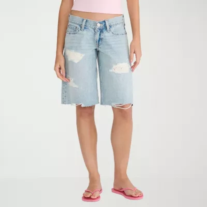 AEROPOSTALE Womens Juniors Denim Short