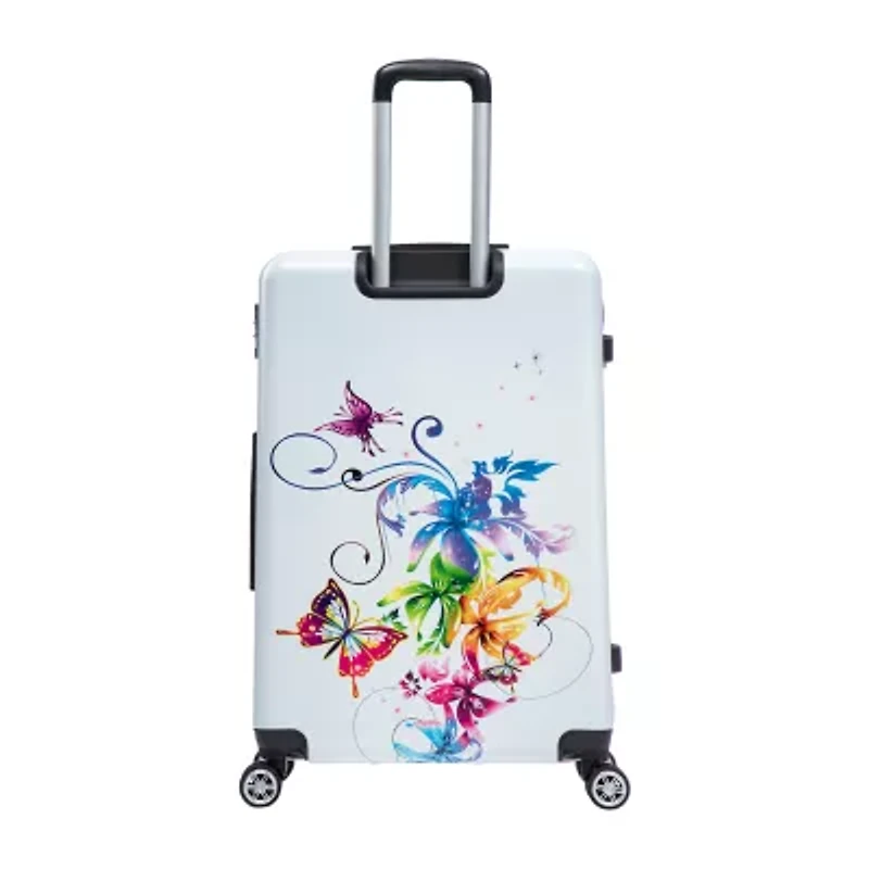 InUSA Fusion 28 Inch Hardside Lightweight Checked Spinner Luggage