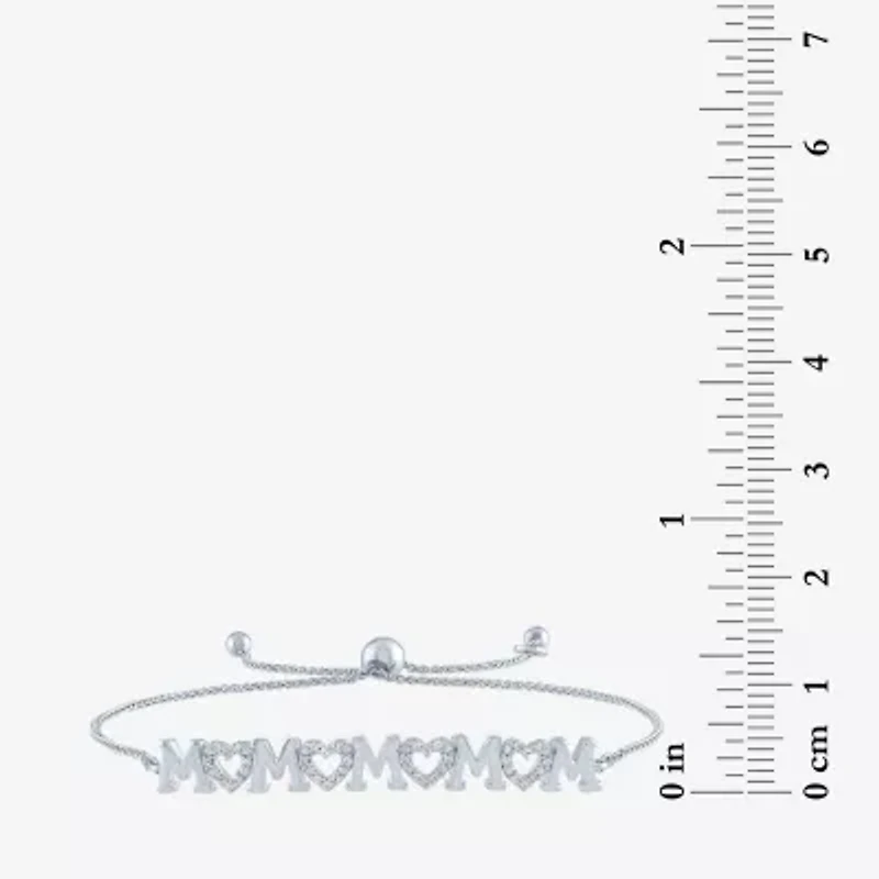 Yes, Please! (G-H / Si2-I1) Womens Diamond Accent Lab Grown White Diamond Bolo Bracelet