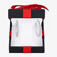 Yes, Please! (G-H / Si2-I1) Womens 1/10 CT. T.W. Lab Grown White Diamond 25mm Hoop Earrings