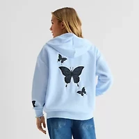 Forever 21 Womens Juniors Hooded Long Sleeve Sweatshirt