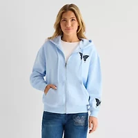 Forever 21 Womens Juniors Hooded Long Sleeve Sweatshirt