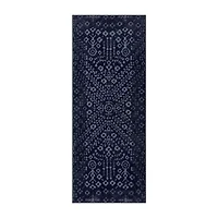 Maples Mono Navy Indoor Rectangular Runner