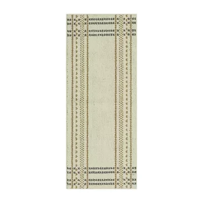 Maples Border Plaid Indoor Rectangular Runner