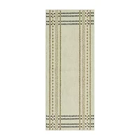 Maples Border Plaid Indoor Rectangular Runner