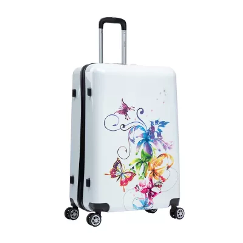 InUSA Fusion 28 Inch Hardside Lightweight Checked Spinner Luggage