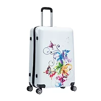 InUSA Fusion 28 Inch Hardside Lightweight Checked Spinner Luggage