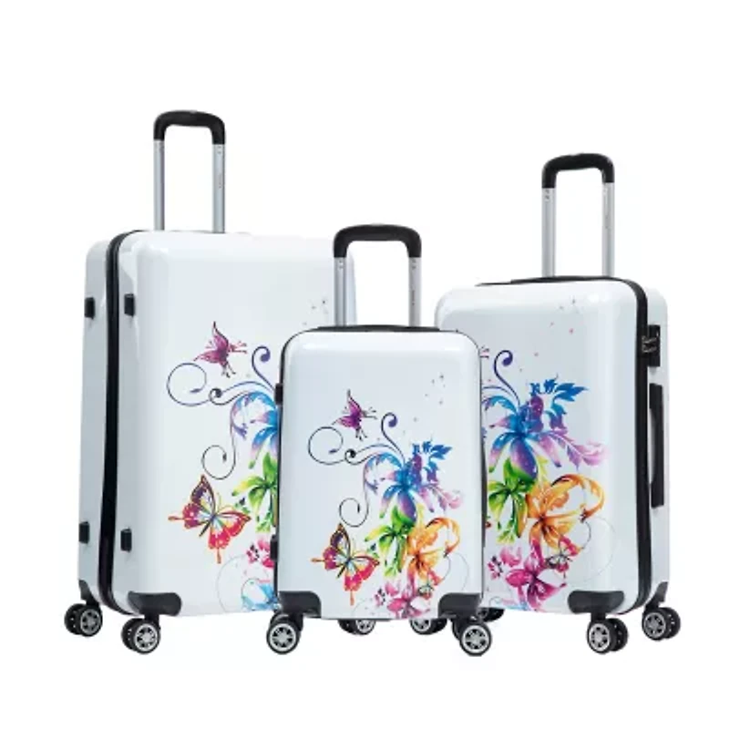 InUSA Fusion 3-pc. Hardside Lightweight Luggage Set