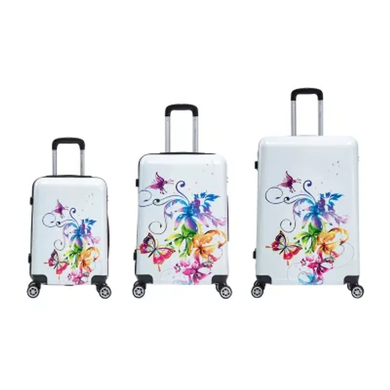 InUSA Fusion 3-pc. Hardside Lightweight Luggage Set