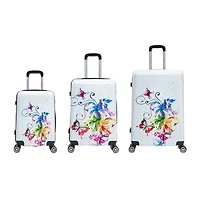 InUSA Fusion 3-pc. Hardside Lightweight Luggage Set