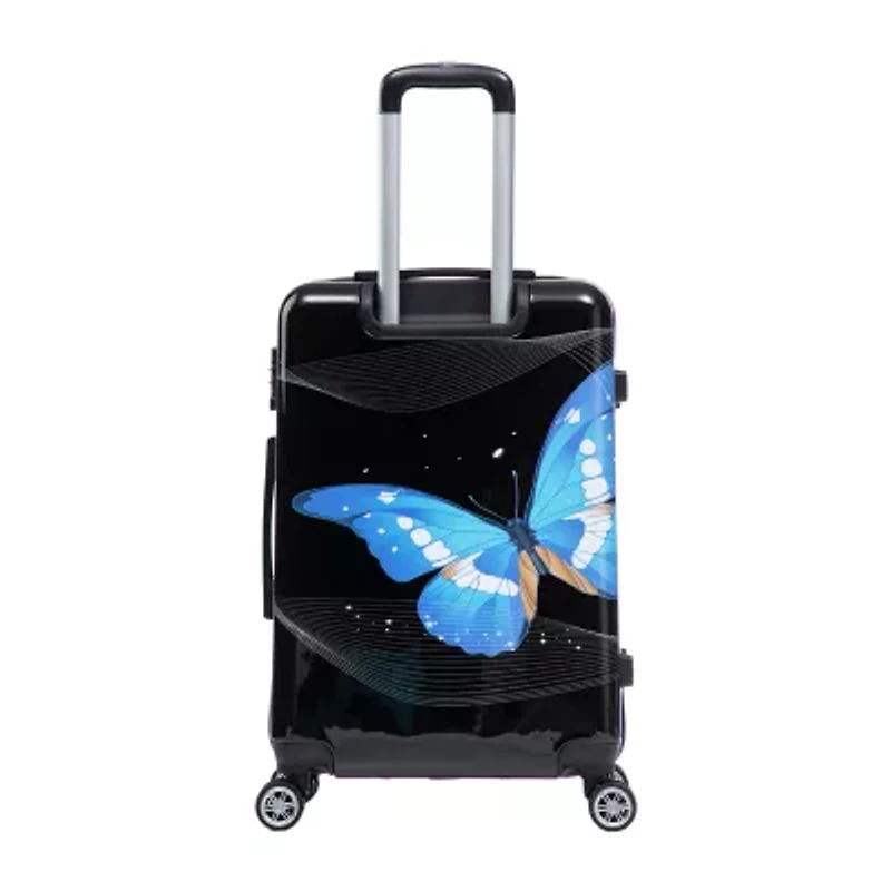 InUSA 28 Inch Hardside Lightweight Checked Spinner Luggage