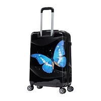 InUSA 28 Inch Hardside Lightweight Checked Spinner Luggage