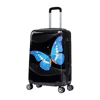 InUSA 28 Inch Hardside Lightweight Checked Spinner Luggage