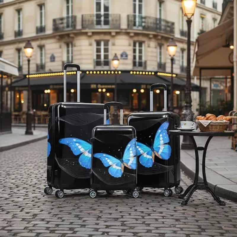 InUSA Prints Lightweight Hardside Spinner 3 Piece Set