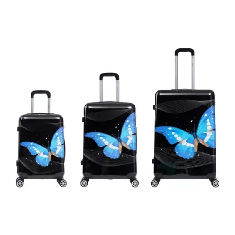 InUSA Prints Lightweight Hardside Spinner 3 Piece Set
