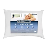 Allerease Hot Water Washable Allergy Protection 2 Pack Medium Density Bed Pillow