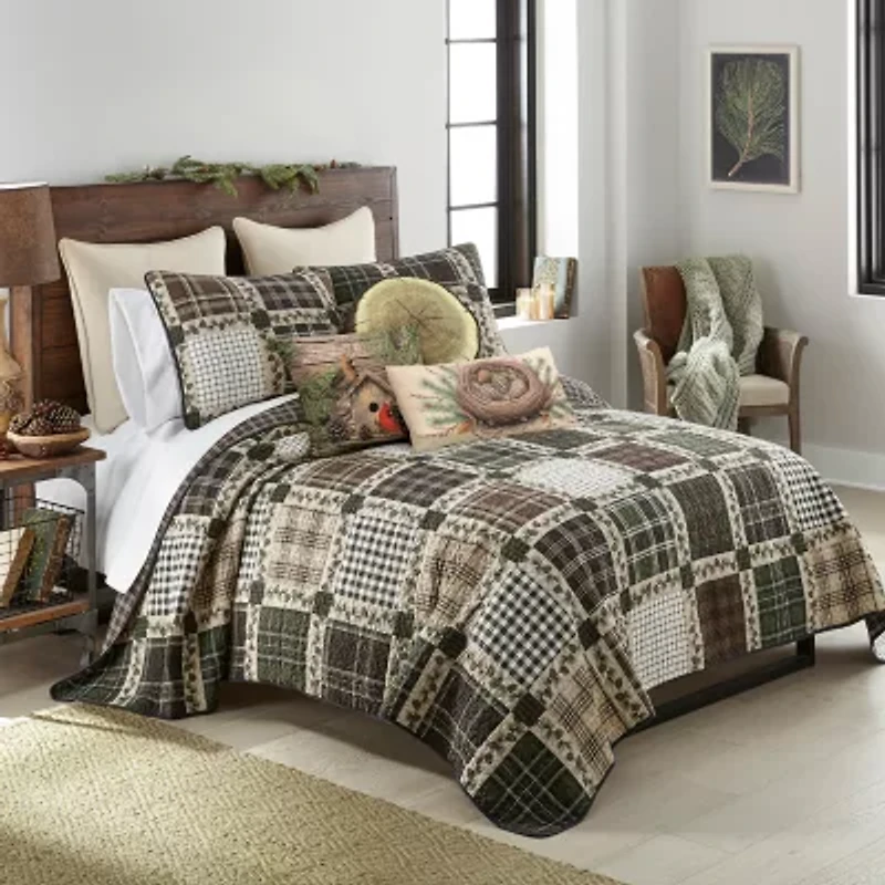 Donna Sharp Pine Patch 2-pc. Easy Care Quilt Set