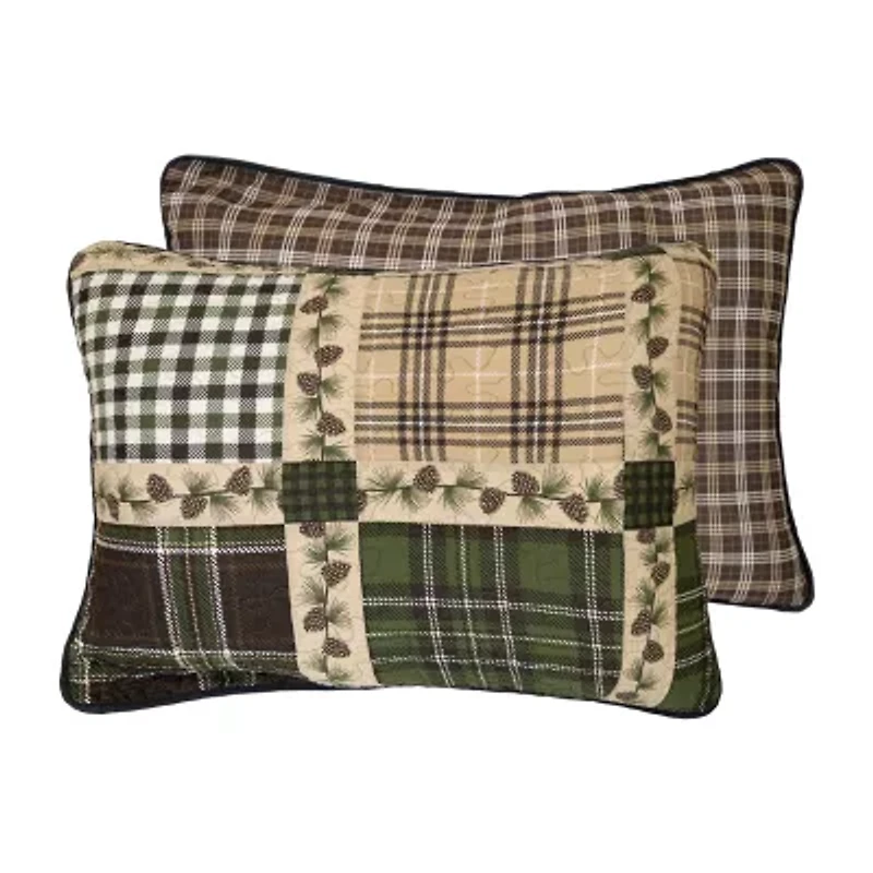 Donna Sharp Pine Patch 2-pc. Easy Care Quilt Set