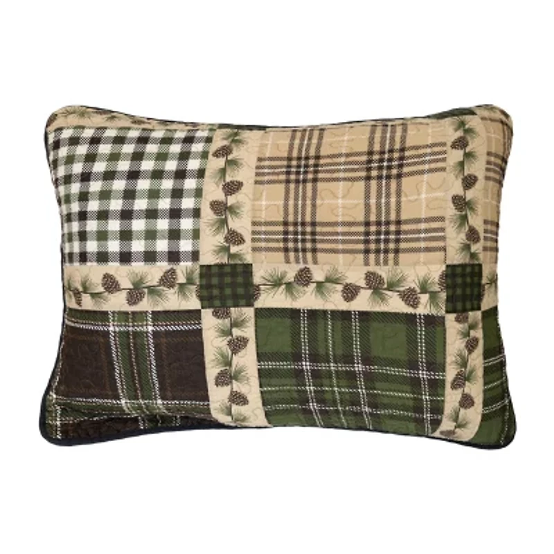 Donna Sharp Pine Patch 2-pc. Easy Care Quilt Set