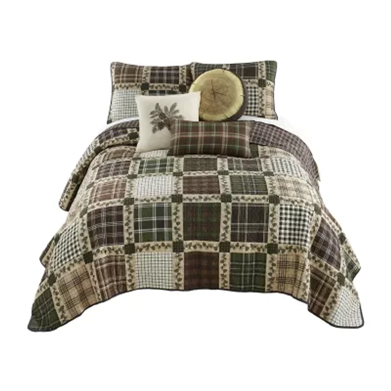 Donna Sharp Pine Patch 2-pc. Easy Care Quilt Set