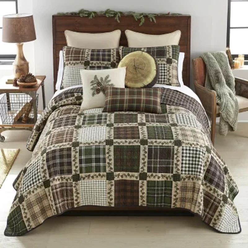 Donna Sharp Pine Patch 3-pc. Easy Care Quilt Set
