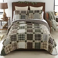 Donna Sharp Pine Patch 3-pc. Easy Care Quilt Set