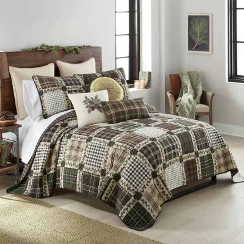 Donna Sharp Pine Patch 3-pc. Easy Care Quilt Set