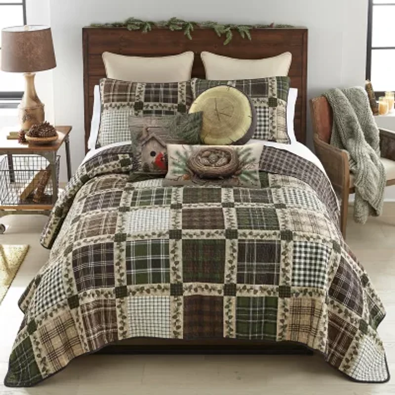 Donna Sharp Pine Patch 3-pc. Easy Care Quilt Set