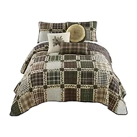 Donna Sharp Pine Patch 3-pc. Easy Care Quilt Set