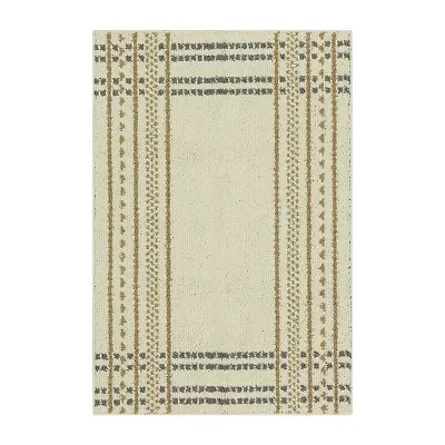 Maples Border Plaid Indoor Rectangular Accent Rug