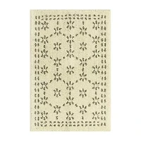 Maples Star Gray Indoor Rectangular Accent Rug
