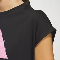 adidas Womens Crew Neck Short Sleeve Active T-Shirt