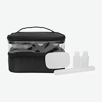 VERONA Clear Train Case Makeup Bag