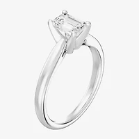 1 CT. Lab-Grown (G / SI2) Diamond Emerald-Cut Solitaire Engagement Ring 10K or 14K Gold