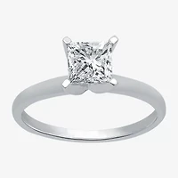 1 CT. Lab-Grown (G-H / SI1-SI2) Diamond Princess-cut Solitaire Engagement Ring 10K Gold