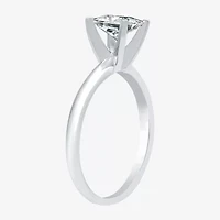 1 CT. Lab-Grown (G-H / SI1-SI2) Diamond Princess-cut Solitaire Engagement Ring 10K Gold