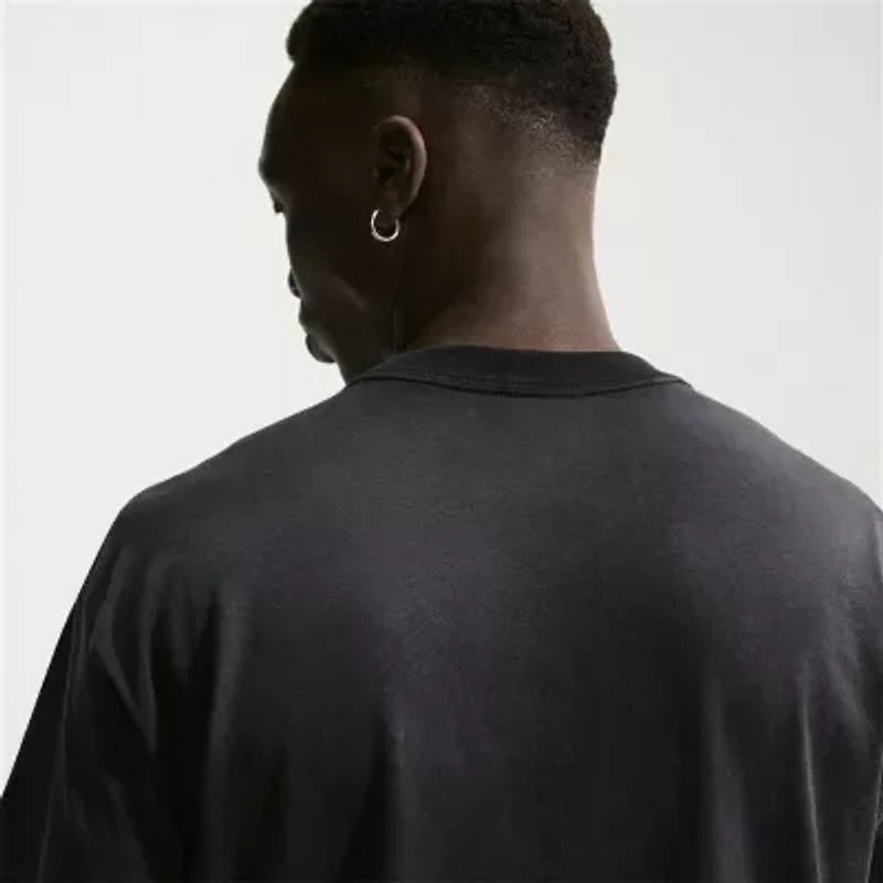 Nike Mens Crew Neck Short Sleeve Regular Fit Graphic T-Shirt