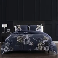Bebejan Forget Me Not 3 Piece 3-pc. Reversible Duvet Cover Set