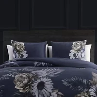 Bebejan Forget Me Not 3 Piece 3-pc. Reversible Duvet Cover Set