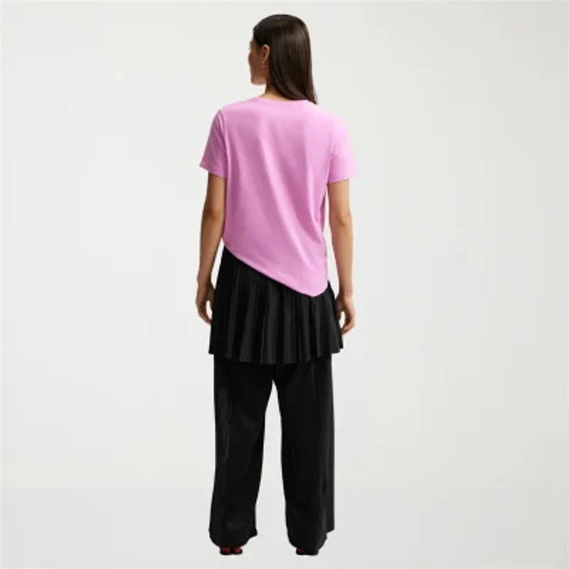 Nike Womens Crew Neck Short Sleeve Active T-Shirt