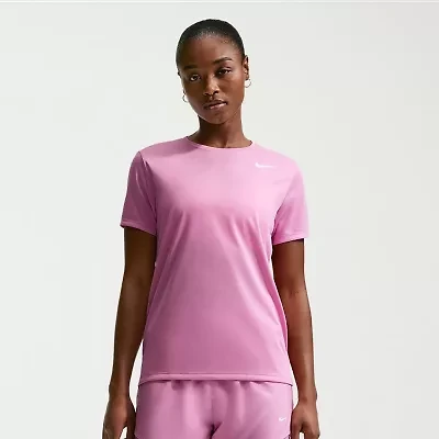 Nike Womens Crew Neck Short Sleeve Quick Dry Active T-Shirt