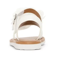 Christie & Jill Toddler Girls Lil Fiona Ankle Strap Flat Sandals