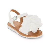 Christie & Jill Toddler Girls Lil Fiona Ankle Strap Flat Sandals