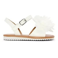 Christie & Jill Toddler Girls Lil Fiona Ankle Strap Flat Sandals