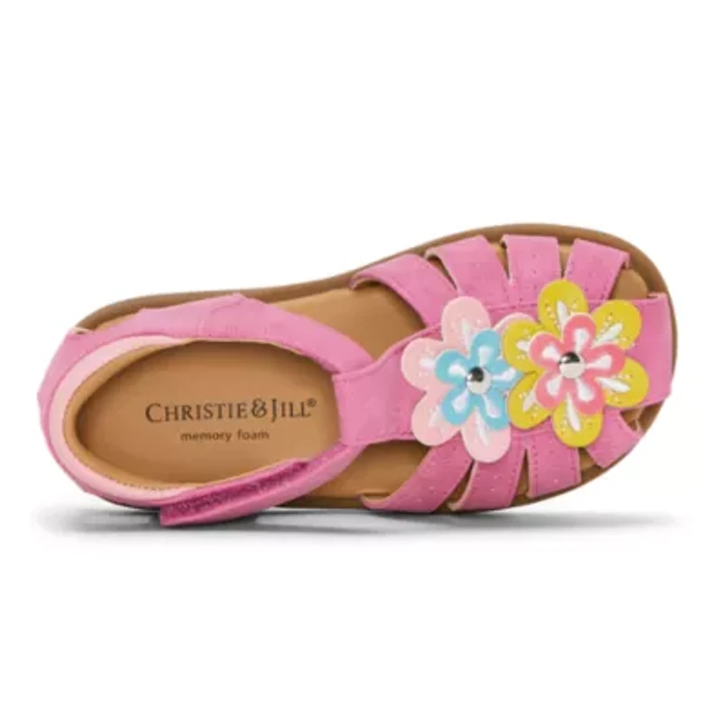 Christie & Jill Toddler Girls Lil Mila Strap Sandals