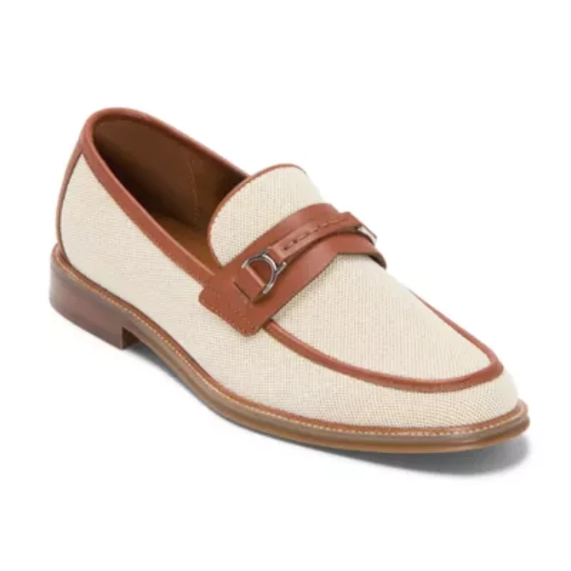 Stafford Torno Mens Round Closed Toe Loafers